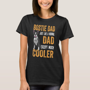 Camiseta Acessórios e Roupas de Pai de Cachorro Boston Terr