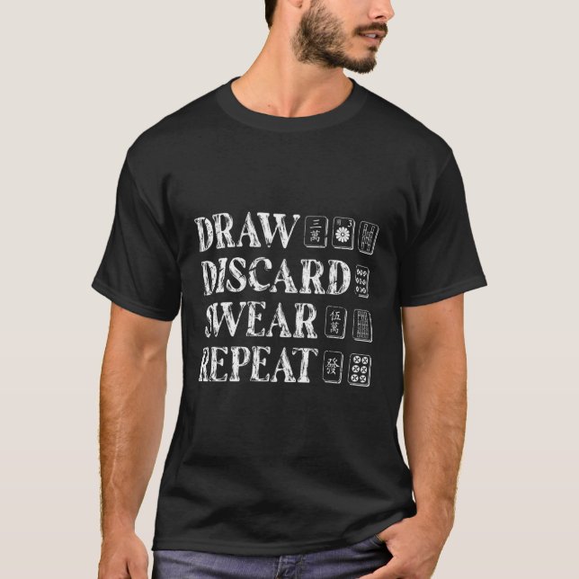 Camiseta Acessórios Mah Jongg Mahjong (Frente)