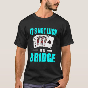 Camiseta Acessórios para Jogador de Bridge Cartas de Jogar 