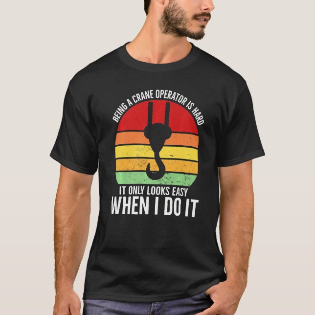 Camiseta Acessórios para operador de guindaste  2 (Frente)