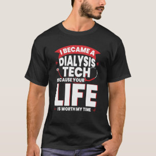 Camiseta Acessórios Técnicos de Diálise Nefrologia Tecnológ