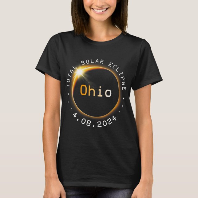 Camiseta Acessórios Totality Solar Eclipse 2024 4.08.24 (Frente)