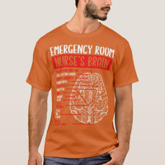 Camiseta Acessos de Enfermeira da Sala de Emergência para F