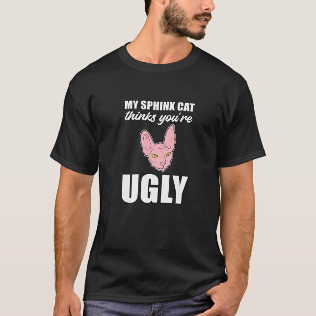 Camiseta Acha Que Você É Gato Feio (Frente)