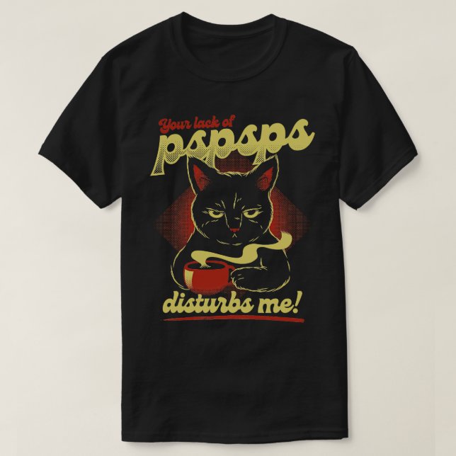 Camiseta Achei Que Não Tinha PSPSPS Perturbando C Antisocia (Frente do Design)