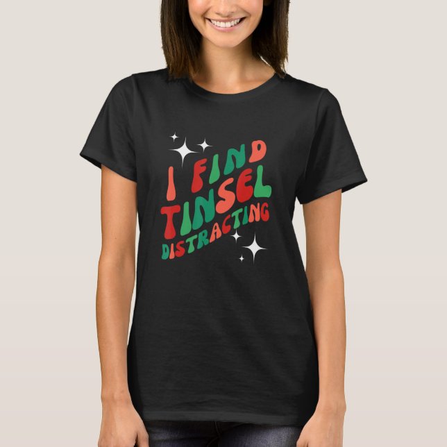 Camiseta Acho purpurina perturbadora (Frente)