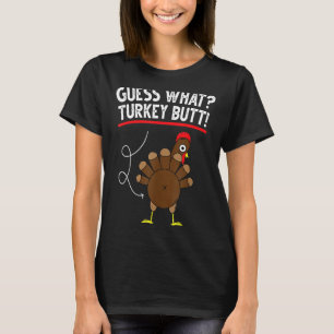 Camiseta Acho Que A Turquia Peregrina Engraçada Garotas De