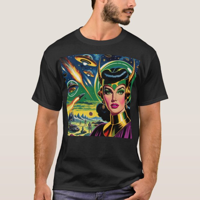Camiseta “Acho que deixei o ferro ligado.” (Frente)