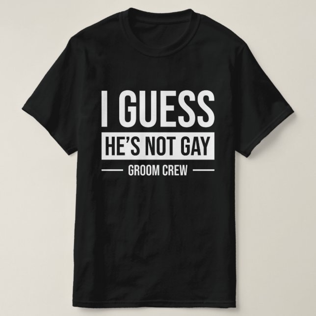 Camiseta Acho que ele não é da equipe de preparação de noiv (Frente do Design)