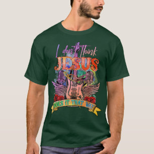 Camiseta Acho que Jesus não faz assim, violão Chris