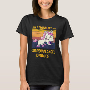 Camiseta Acho Que Meu Anjo Guardião Bebe Unicon
