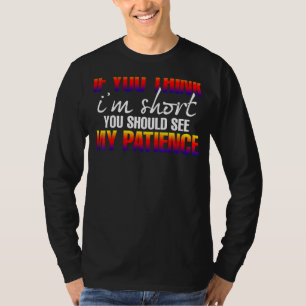 Camiseta Acho que sou Pessoas curta se acha que sou pequeno
