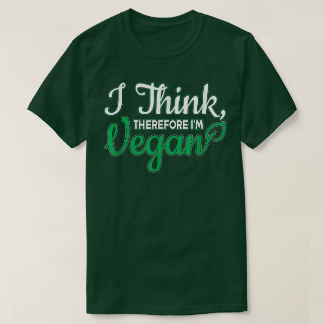 Camiseta Acho que sou Vegan Meme Plant Powered Ve (Frente do Design)
