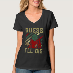 Camiseta Acho que vou morrer D20 Vintage Engraçado Dnd Tabl
