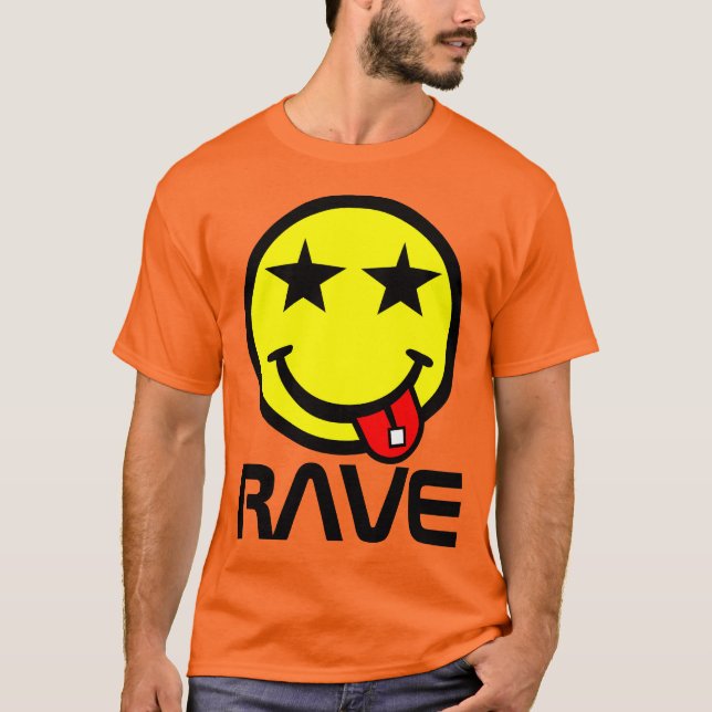 Camiseta Acid Rave Smile Face Tie Tye (Frente)