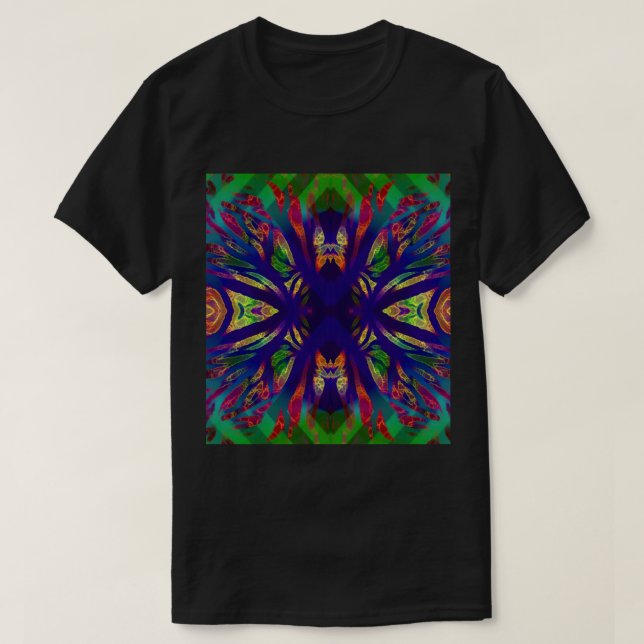 Camiseta Acid Reign Cima Sem Fenda (Frente do Design)