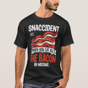 Camiseta Acidente Com Bacon Bacon Porco Carne Suína Humor