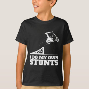 Camiseta Acidente de Carrinho de Golfe Eu Faço Meus Próprio