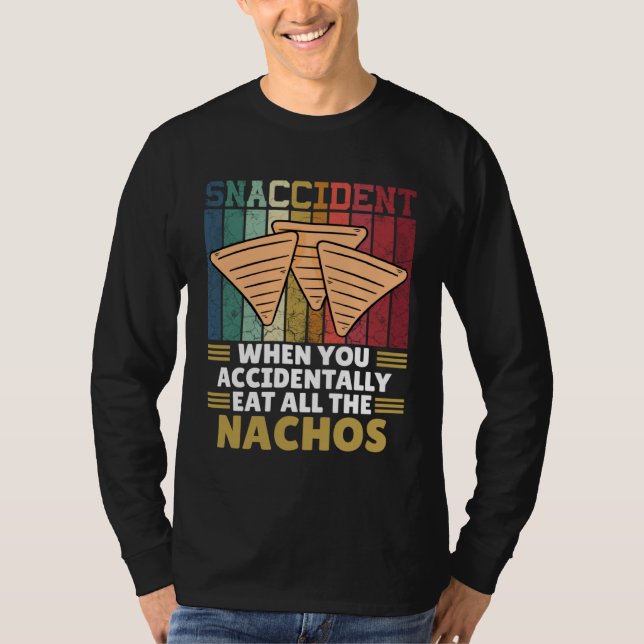Camiseta Acidente de Lanche Quando Você Acidentalmente Come (Frente)