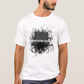 Camiseta Acidente do splatter que espera para acontecer