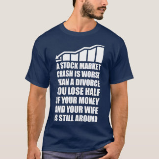 Camiseta Acidente no mercado de ações