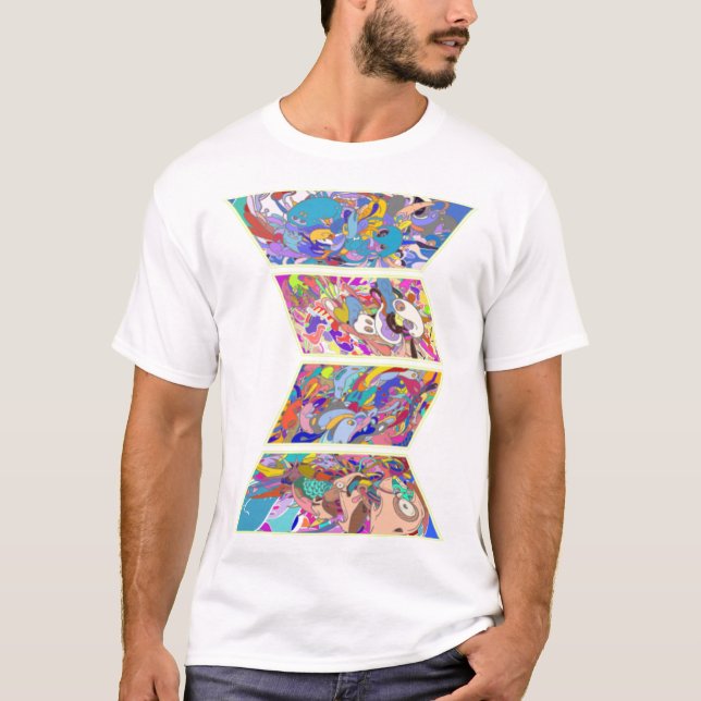 Camiseta Ácido psicodélico Trance Rock EDM Goa Rave (Frente)