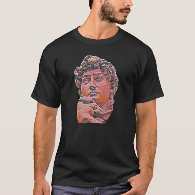Camiseta Acient Italy Roman Statue Abstrato Professor 108 (Frente)