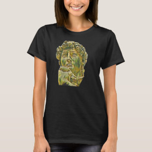 Camiseta Acient Italy Roman Statue Abstrato Professor 111