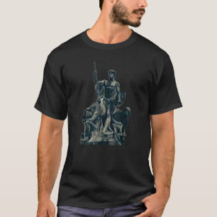 Camiseta Acient Italy Roman Statue Abstrato Professor 115