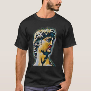 Camiseta Acient Italy Roman Statue Abstrato Professor 123
