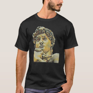 Camiseta Acient Italy Roman Statue Abstrato Professor 40
