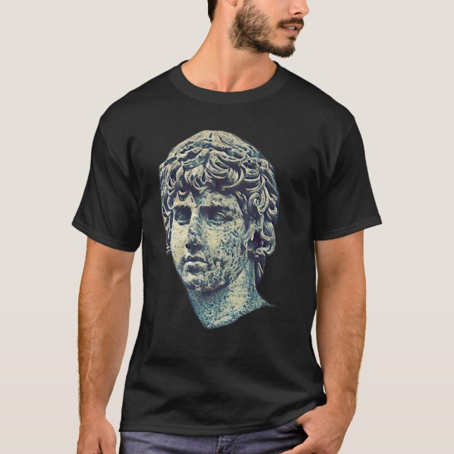 Camiseta Acient Italy Roman Statue Abstrato Professor 58 (Frente)