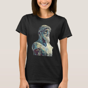 Camiseta Acient Italy Roman Statue Abstrato Professor 62