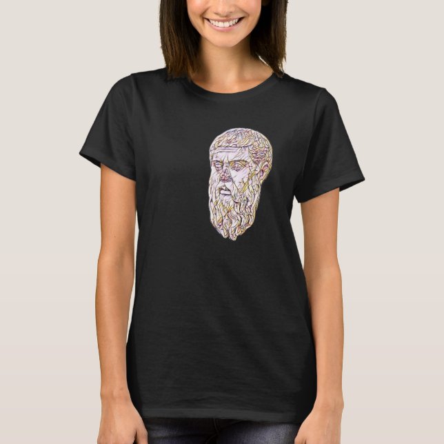 Camiseta Acient Italy Roman Statue Abstrato Professor 77 (Frente)