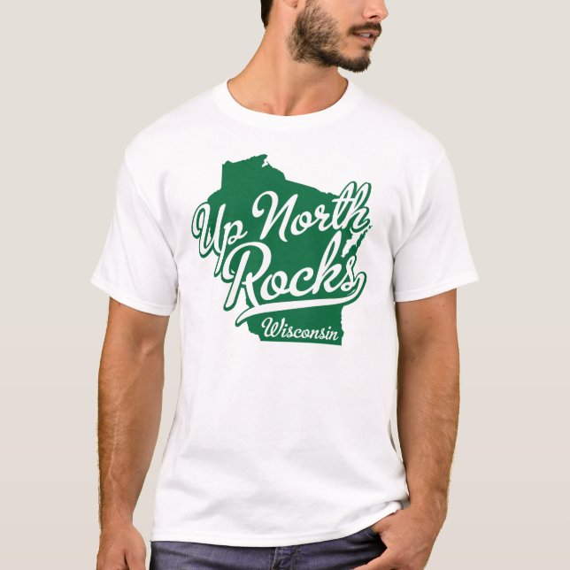 Camiseta Acima das rochas nortes (Frente)
