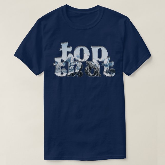 Camiseta acima de (Frente do Design)