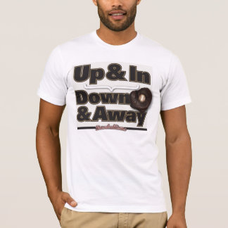 Camiseta Acima de & em > para baixo & afastado