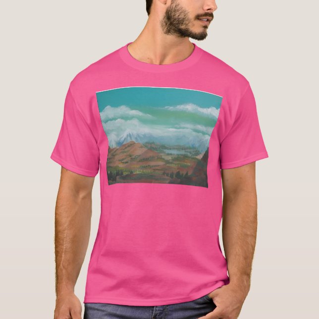 Camiseta Acima de todas as coisas ativas (Frente)