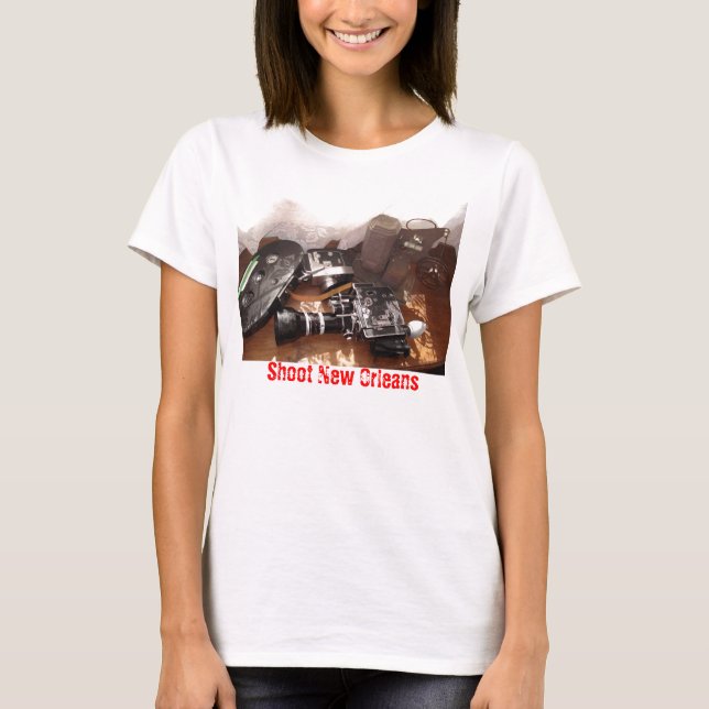 Camiseta acima do cinema, tiro Nova Orleães (Frente)