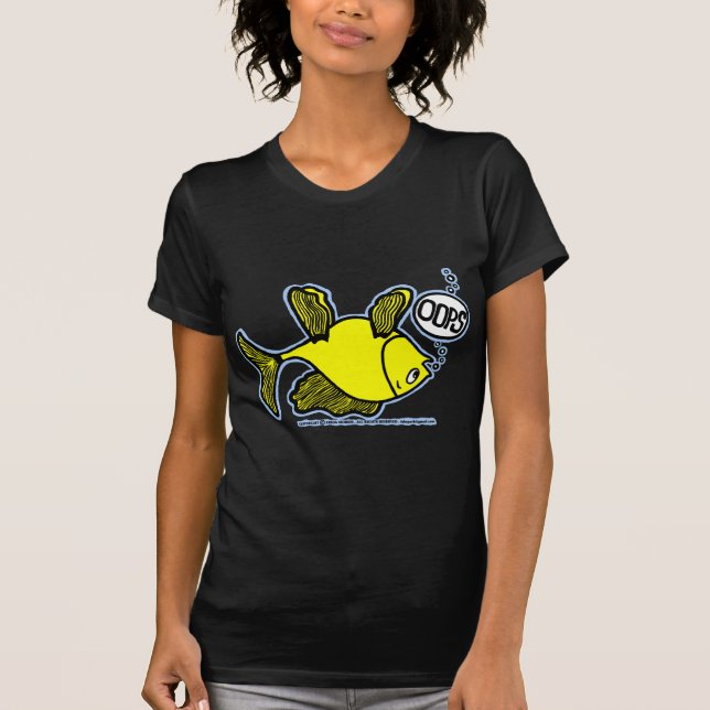 Camiseta Acima do lado pesque para baixo! (Frente)