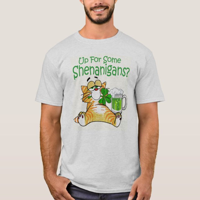 Camiseta Acima para dos t-shirt do T de alguns Shenanigans (Frente)