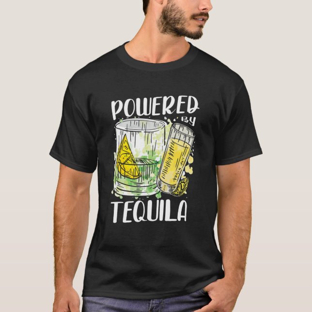 Camiseta Acionada Por Tequila Mexicana Bebida Alcoólica (Frente)