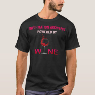 Camiseta Acionado Pelo Arquiteto De Informação De Vinho
