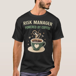 Camiseta Acionado Pelo Gerente De Risco Do Café