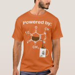 Camiseta Acionado Por Cafeine Coffee Drinker Science Addict<br><div class="desc">Acionado Por Cafeine Bebedeira De Café,  Viciado Em Ciências Engraçado,  Leve Longa.</div>