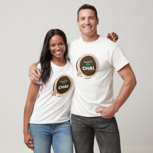Camiseta Acionado por Chai Tee: humor chai engraçado
