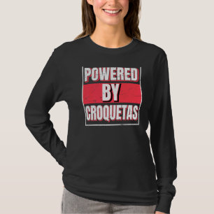 Camiseta Acionado Por Croquetas, Bar De Proteína Cubana