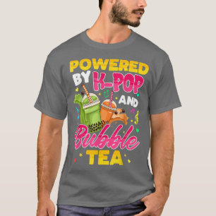 Camiseta Acionado Por K-pop E Bble Tea Music Coreana K-pop