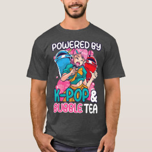 Camiseta Acionado por K-Pop e Bubble Tea K-Drama Kpop 1548