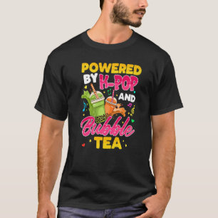 Camiseta Acionado Por K pop E Bubble Tea Korea Music K pop